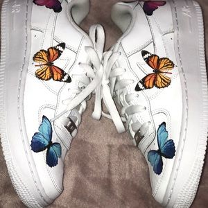 Nike Air Force 1 butterfly detail